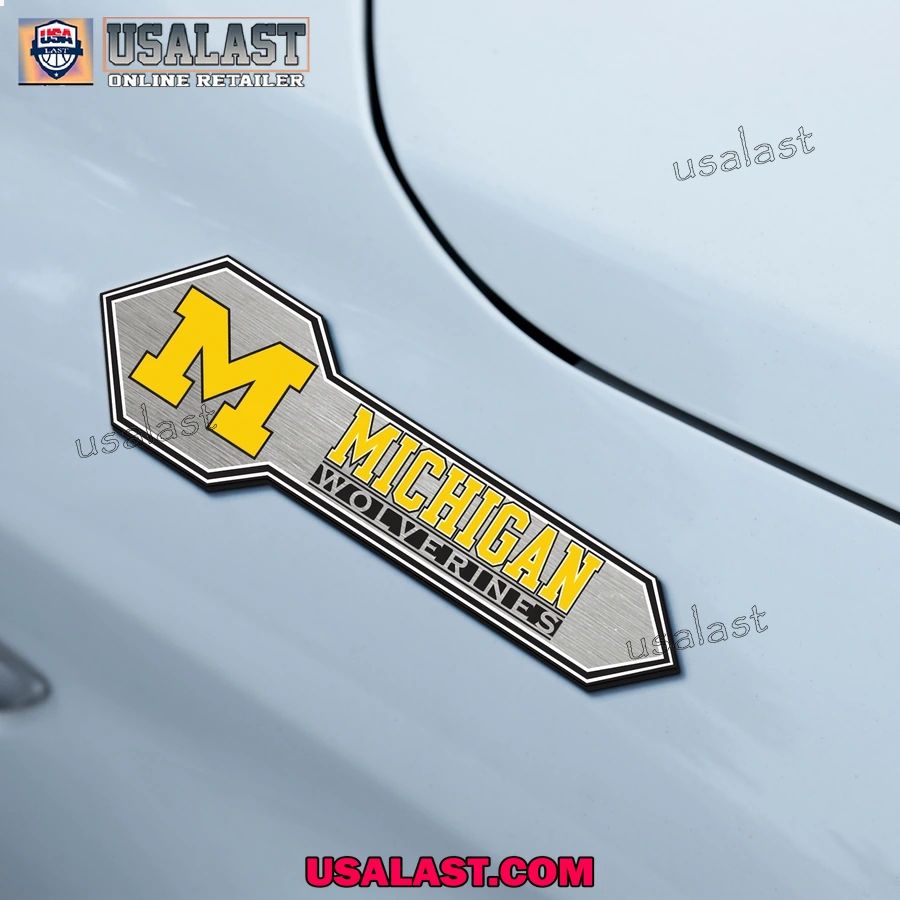 Michigan Wolverines Edition 3D Car Badge Sticker