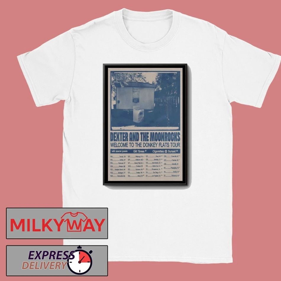 Dexter and The Moonrocks The Donkey Flats Tour 2026 Poster shirt