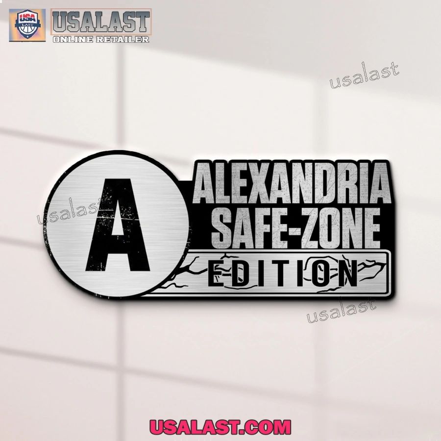 Alexandria Safe-Zone The Waking Dead 3D Car Badge Sticker