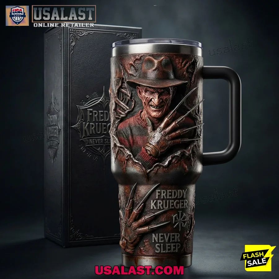 Freddy Krueger 3D Horror Tumbler With Handle