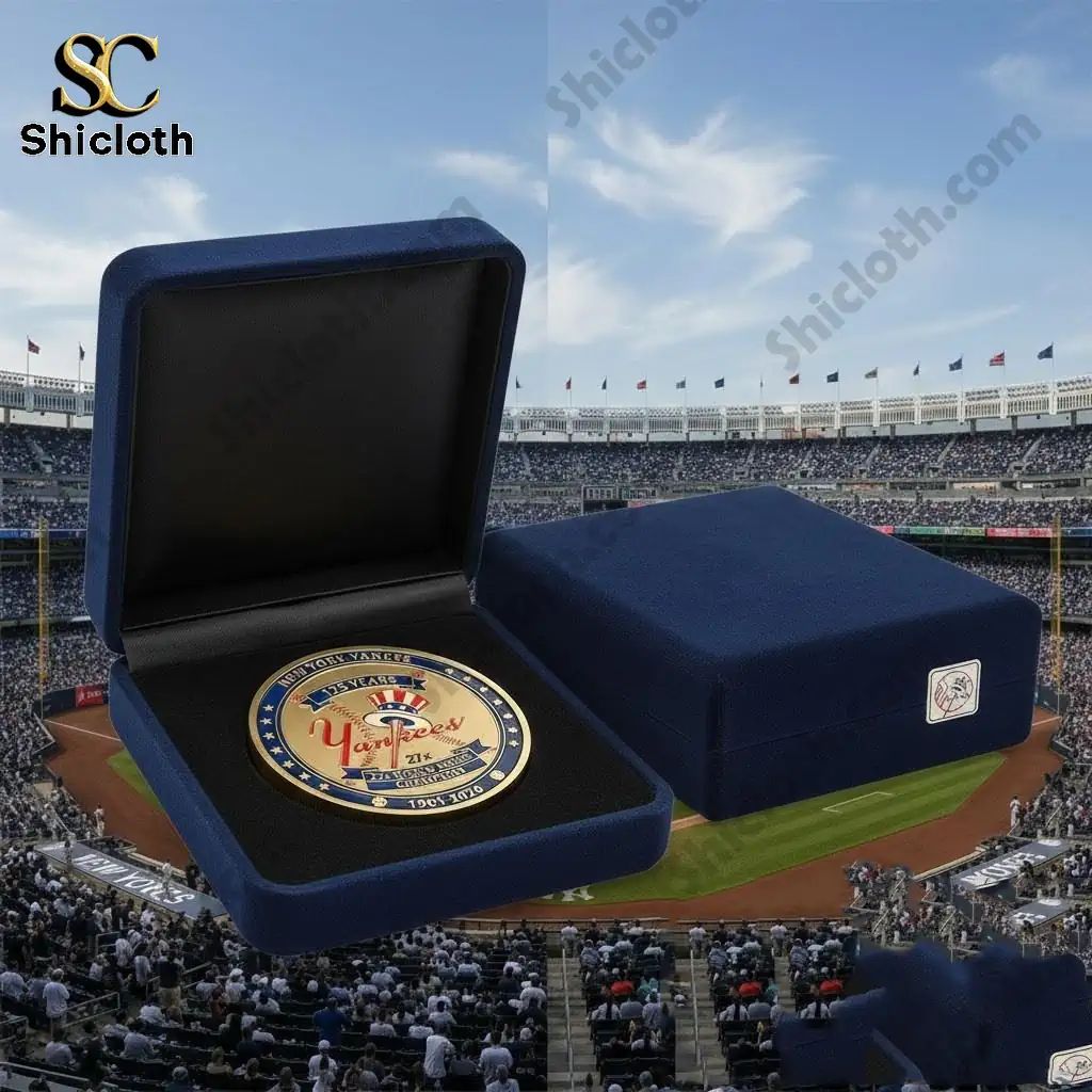 New York Yankees 125th Anniversary 27x World Series Champions Commemorative Coin