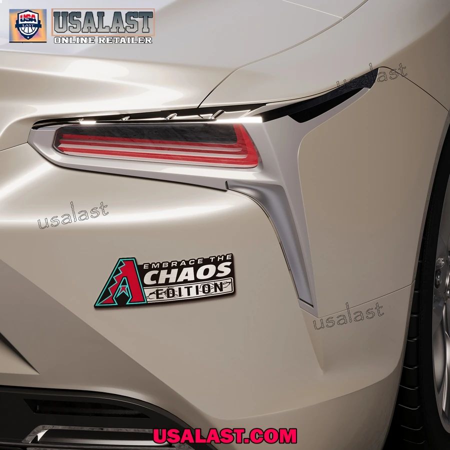 Arizona Diamondbacks Edition Engraved Car Name Badge