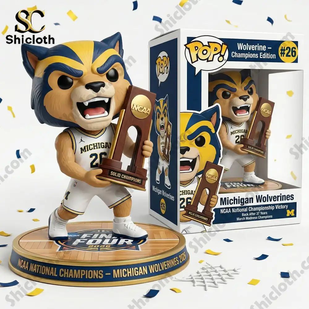Michigan Wolverines NCAA National Championship 2026 Funko Pop! Figure