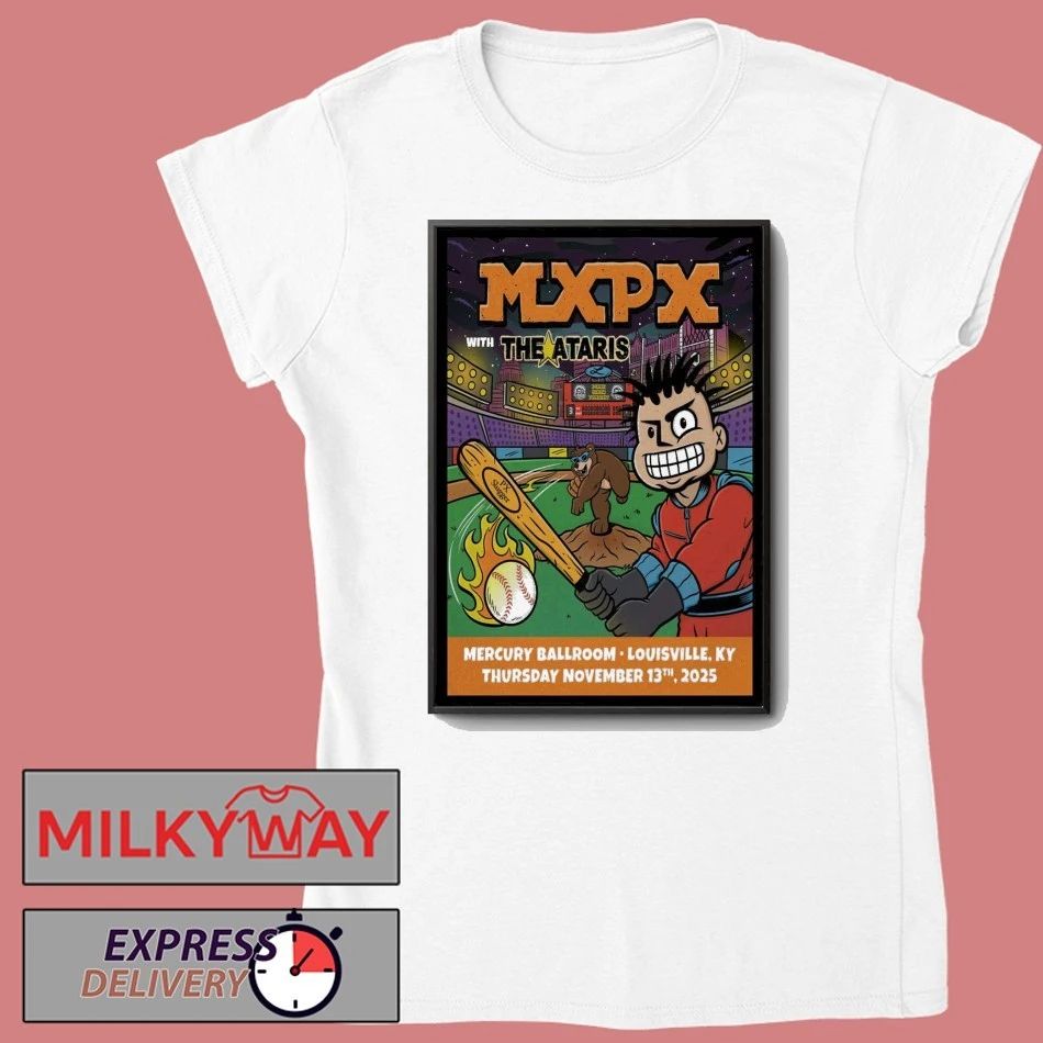 MXPX Tour 2025 Louisville KY Poster shirt