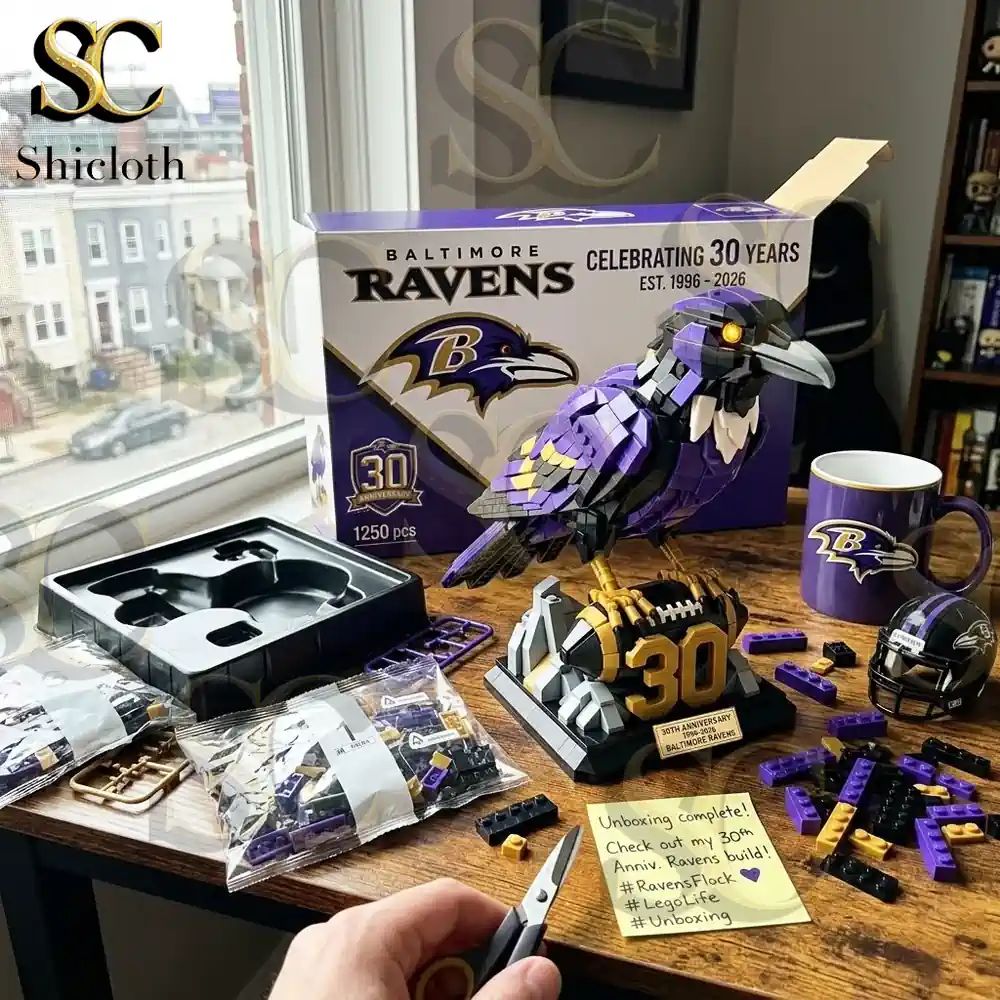 Baltimore Ravens 30th Anniversary Brick Edition