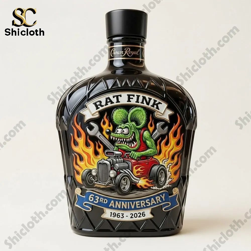 Rat Fink Hot Rod 63Rd Anniversary Whiskey Bottle 2026