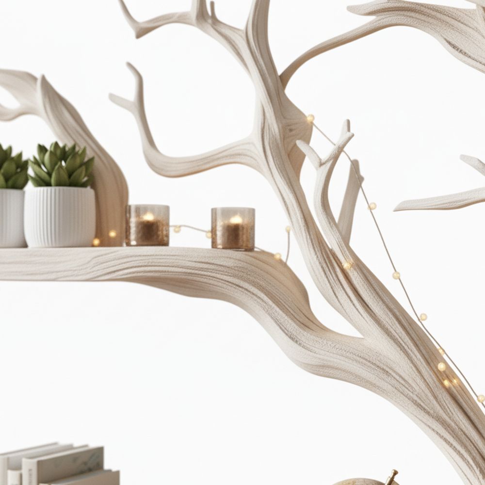 Handcrafted Tree Bookshelf – Where Art Meets Function