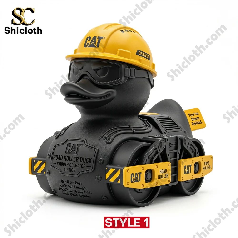 CAT Heavy Duty Dig-Duck & Road Roller Resin Duck