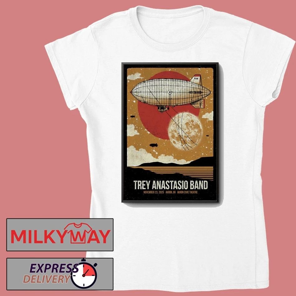 Trey Anastasio Band Nov 23 2025 Akron Civic Theatre In Akron OH Poster shirt