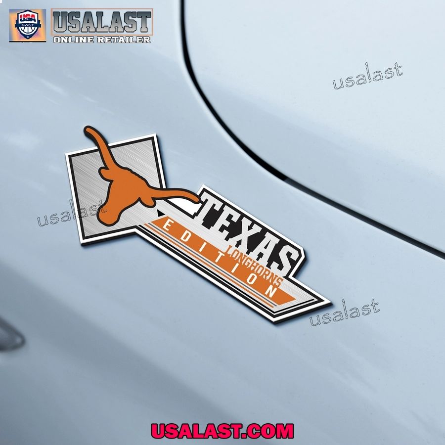Texas Longhorns Edition 3D Car Badge Sticker