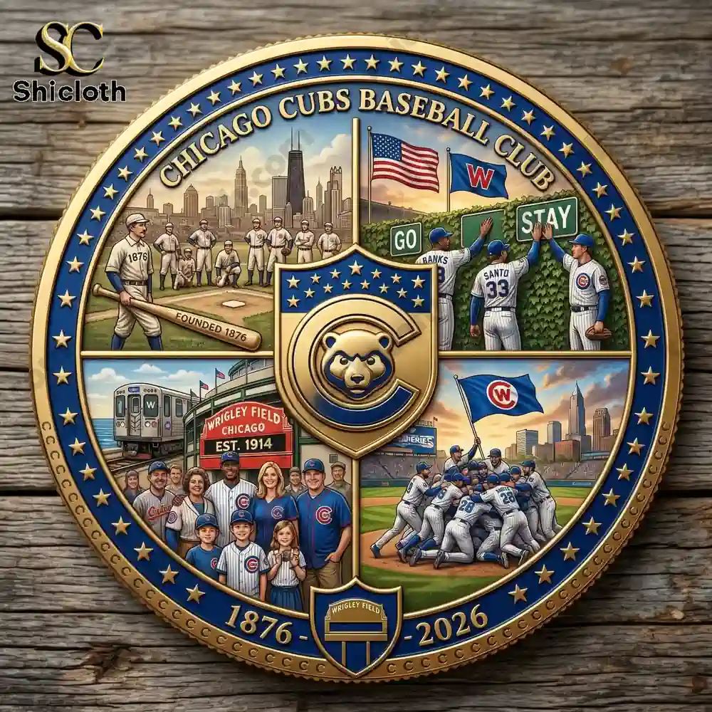 Chicago Cubs Commemorative Coin (1876-2026)