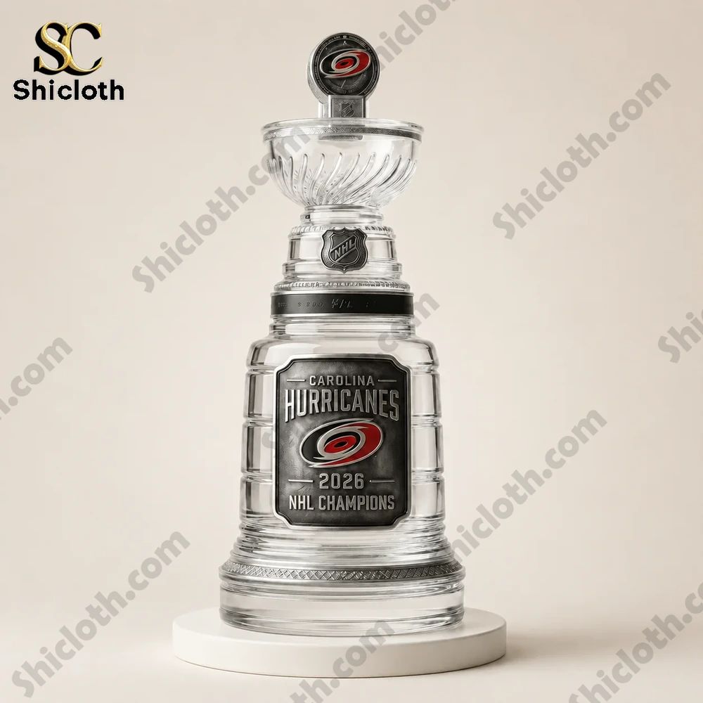 Carolina Hurricanes 2026 Champions Stanley Cup Finals Bottle