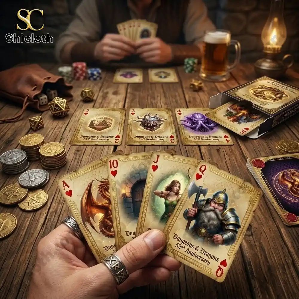 Dungeons & Dragons 52nd Anniversary Commemorative Playing Cards
