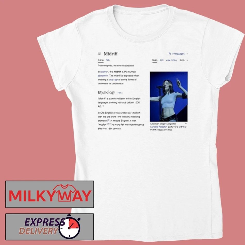 Caroline Polachek Wikipediated shirt