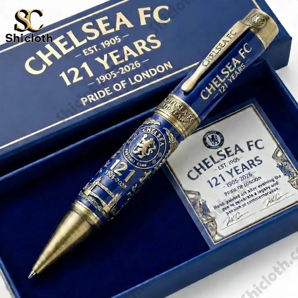 Chelsea FC 121st Anniversary 1905-2026 collector pen