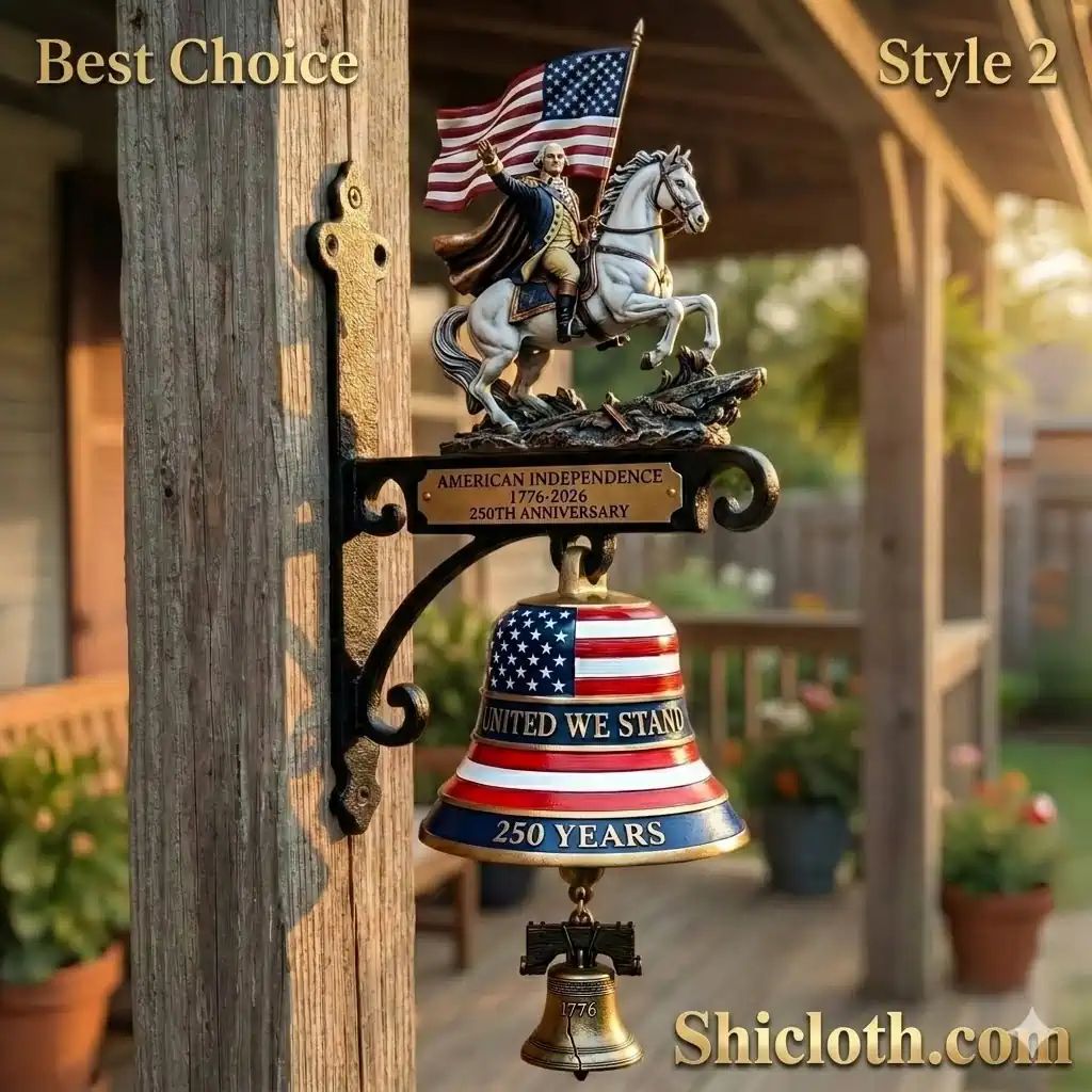 We The People 250th Anniversary Wall Bell Doorbell
