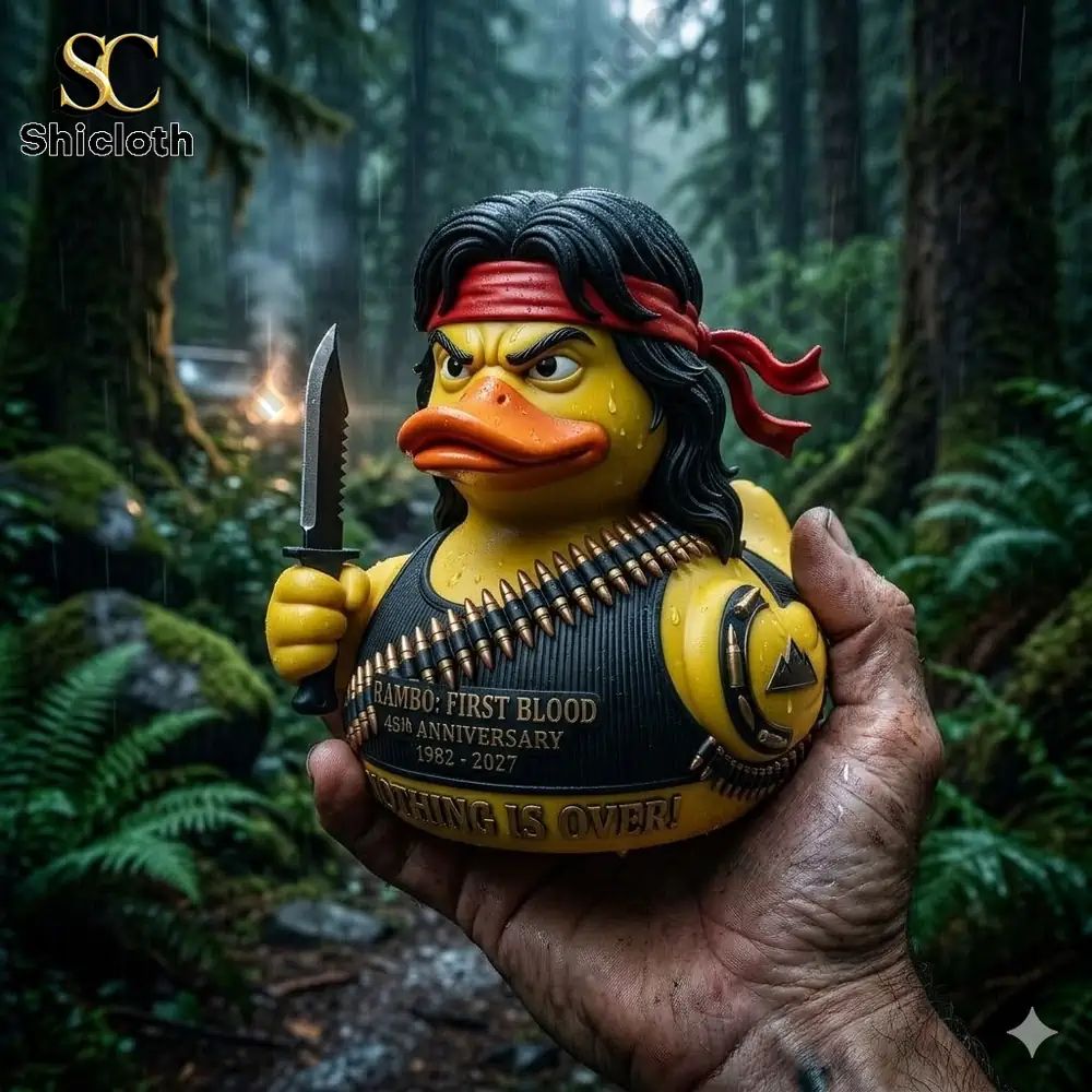 Numskull Designs Tubbz Rambo First Blood 45th Anniversary Collectible Duck