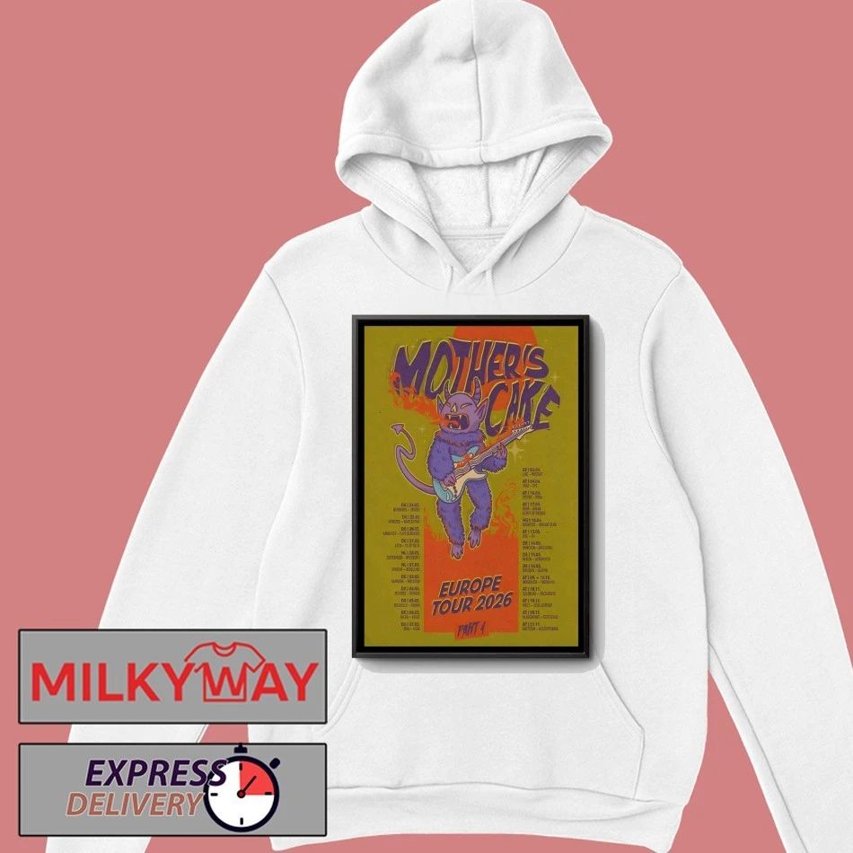 Mother’s Cake Europe 2026 Tour Poster shirt