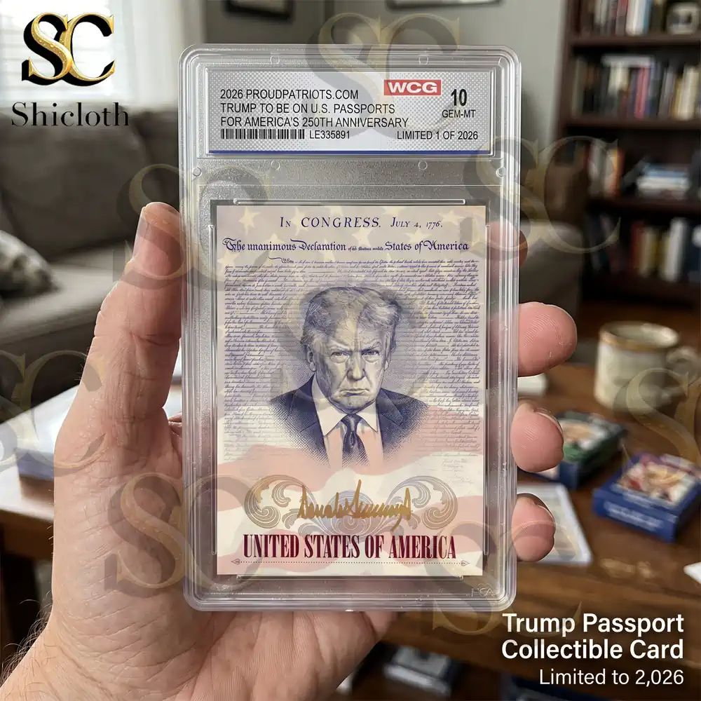 United States Of America Trump Passport Collectible Card