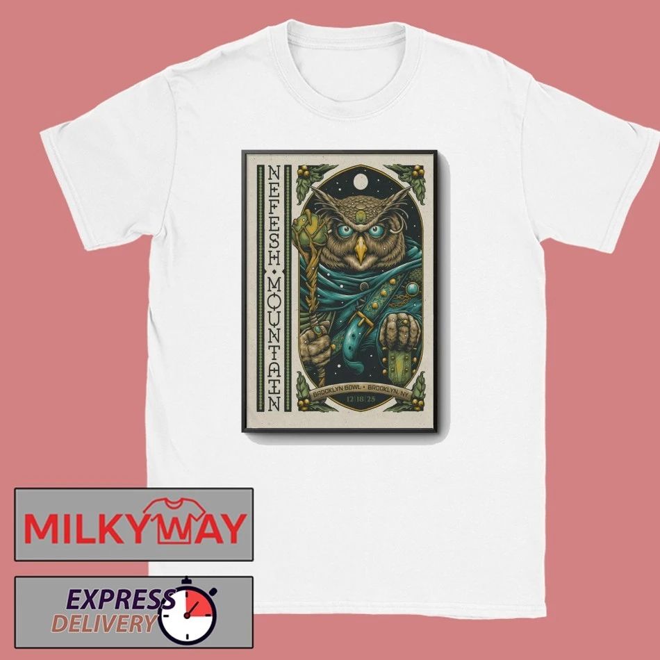 Nefesh Mountain 12.18.2025 Brooklyn NY Poster shirt