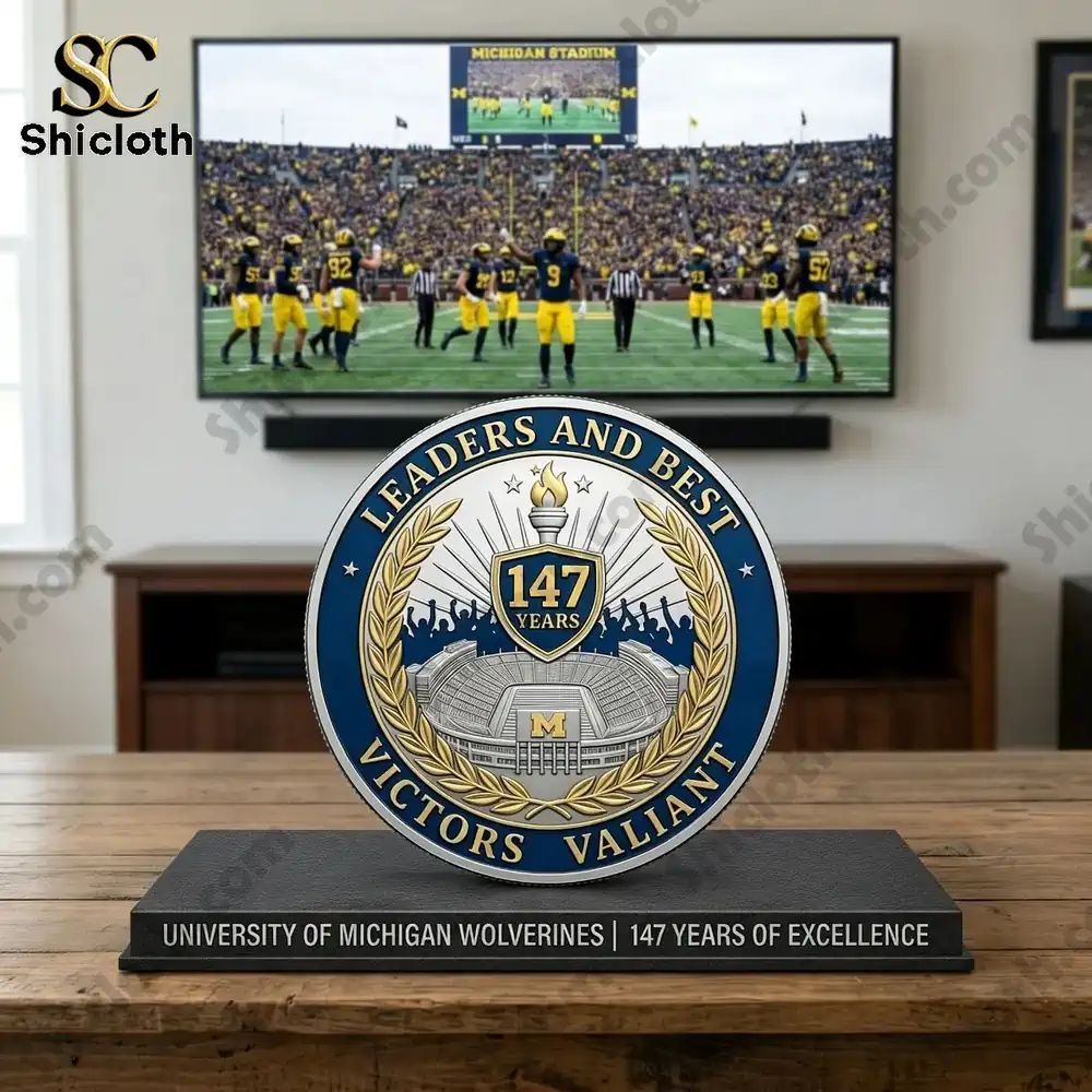New University of Michigan Wolverines 147th Anniversary Commemorative Coin