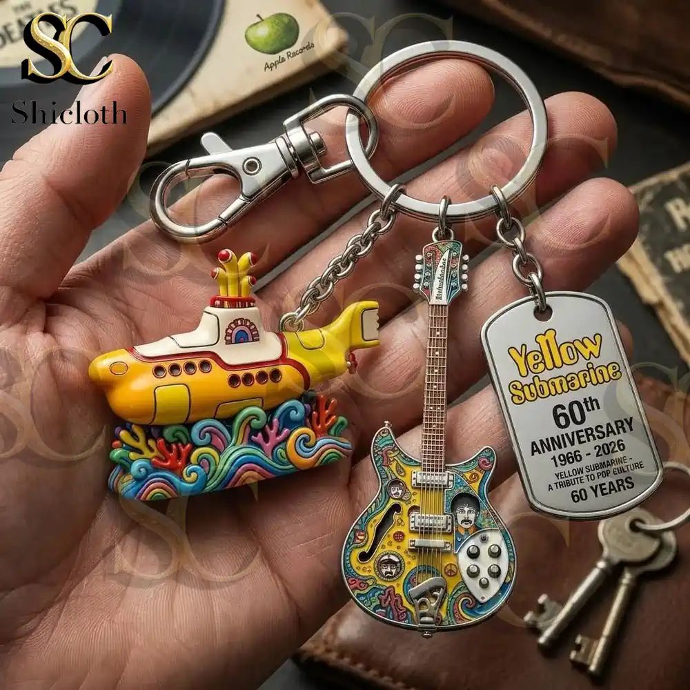 Yellow Submarine 60th Anniversary Keychain