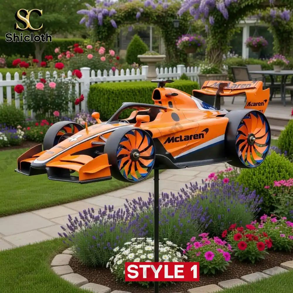Formula 1 Team Wind Spinner For Garden