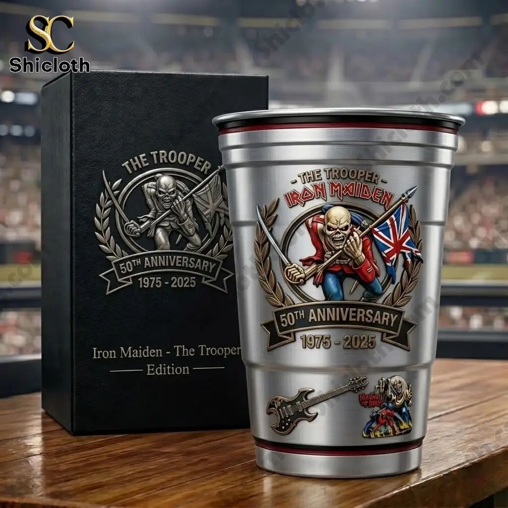 Iron Maiden 50th Anniversary Commemorative Ball Aluminum Cup