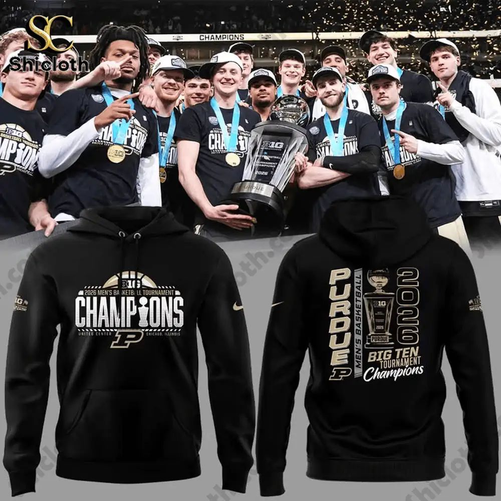 Purdue Boilermakers Big Ten Champions 2026 Hoodie