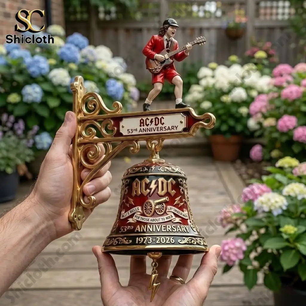 AC_DC 53rd Anniversary Commemorative Wall Bell