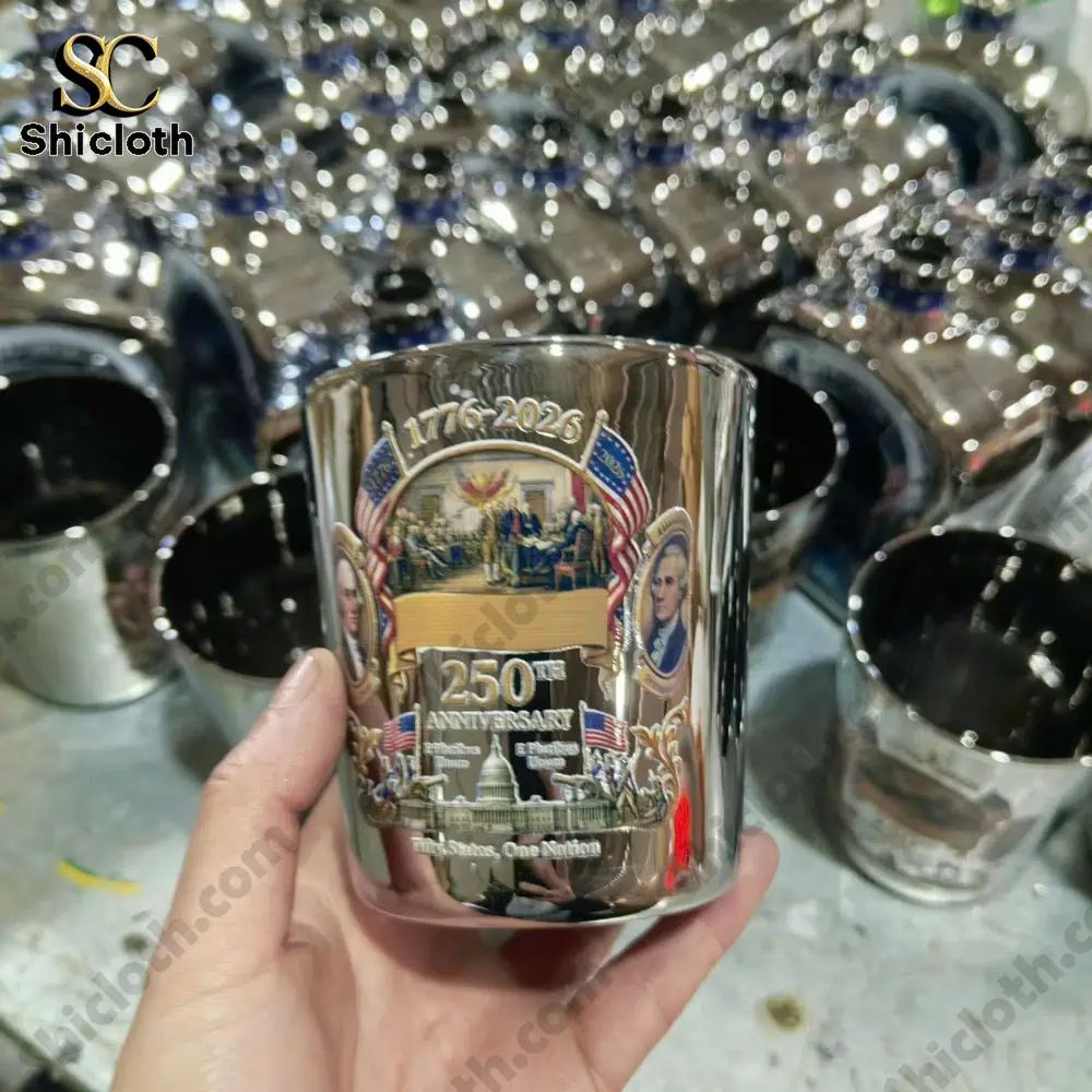 We The People 250th Anniversary Silver Whiskey Decanter