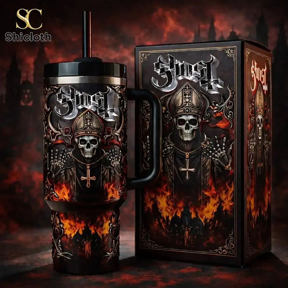 Ghost Band Papa Emeritus 40 Oz Tumbler