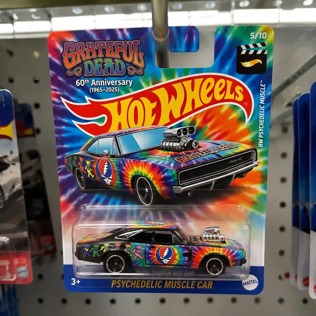 Wheels Grateful Dead 60th Anniversary Tie Dye Muscle Car