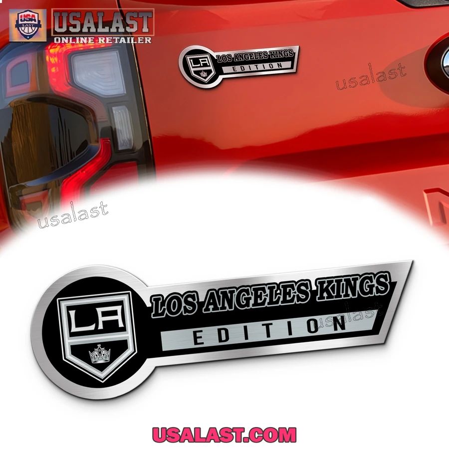 Los Angeles Kings Edition 3D Engraved Car Name Emblem