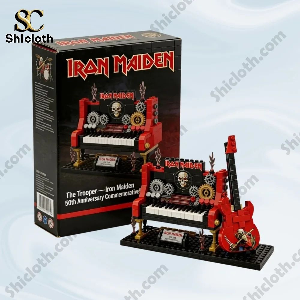 Iron Maiden The Trooper 50th Anniversary Commemorative Building Block Kit