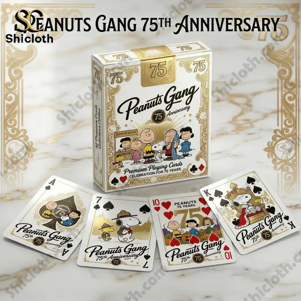 Peanuts 75th Anniversary Commemorative Playing Cards