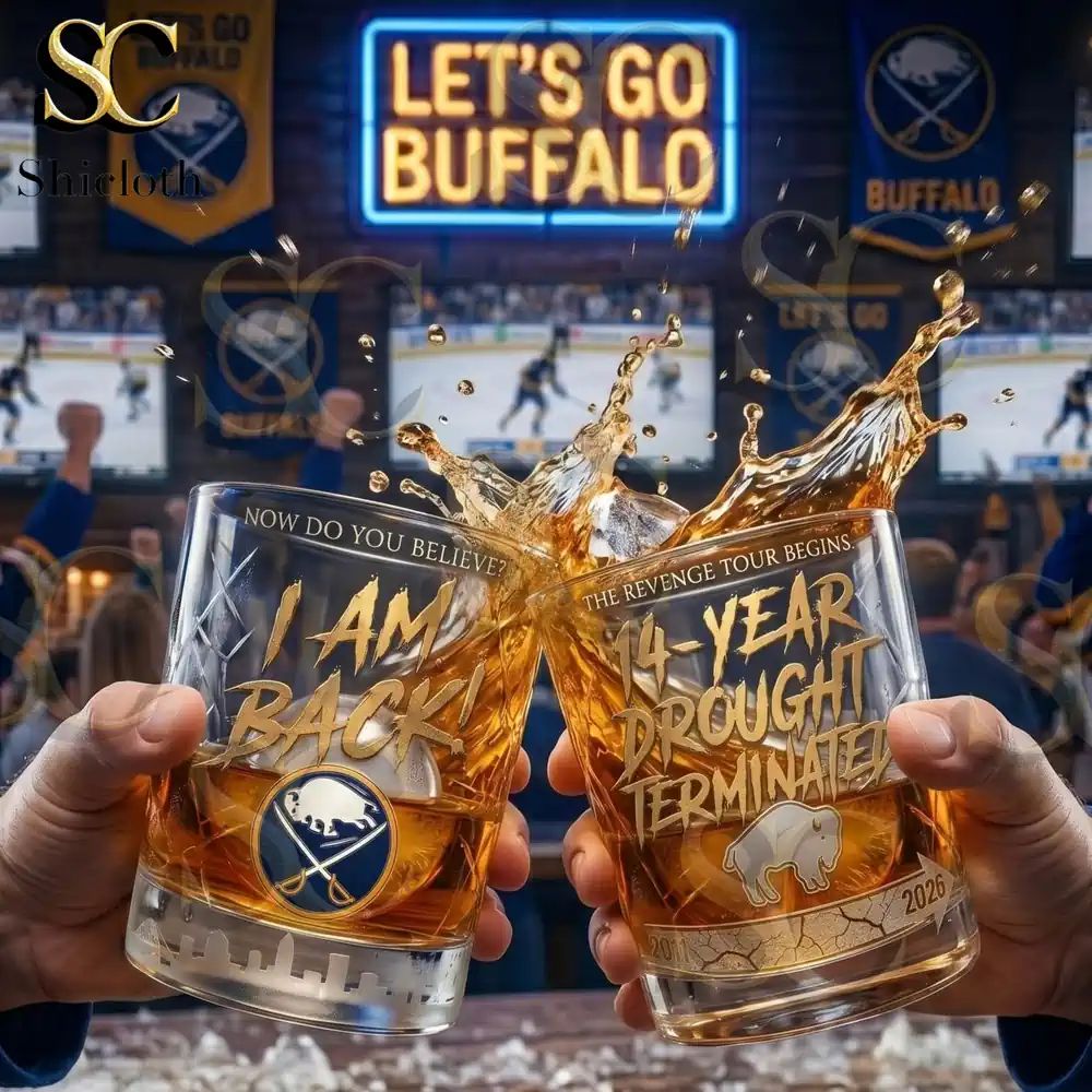 Buffalo Sabres 14-year Drought Terminated Beer Glass