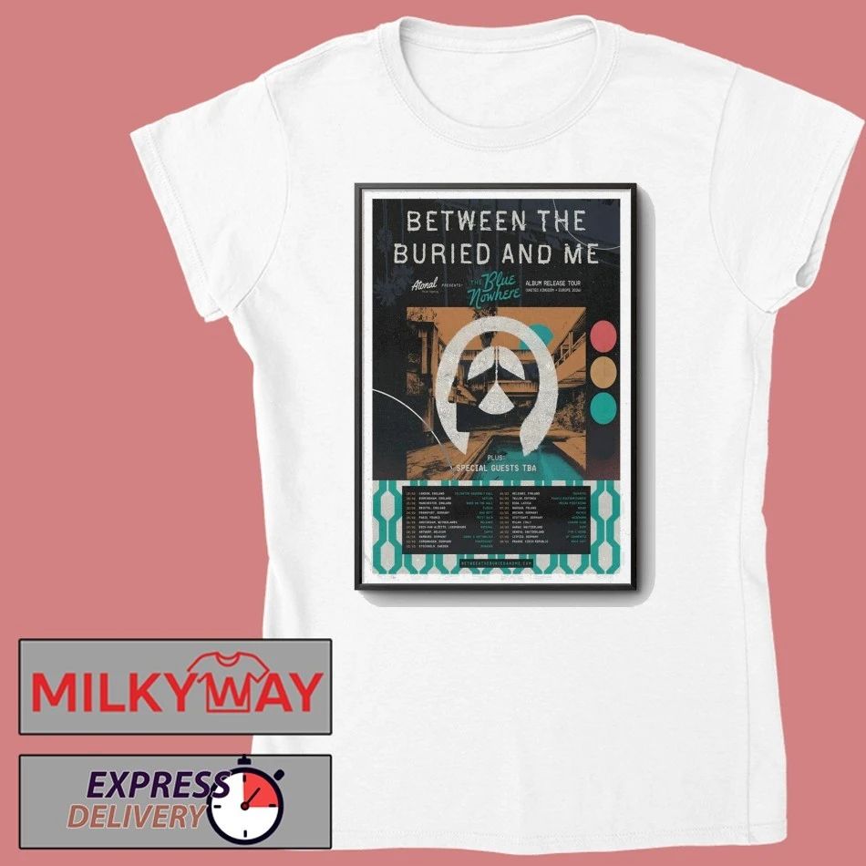 Between the Buried and Me UK Europe Tour 2026 Poster shirt