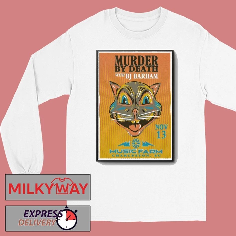 Murder By Death Nov 13 2025 Music Farm In Charleston SC Poster shirt