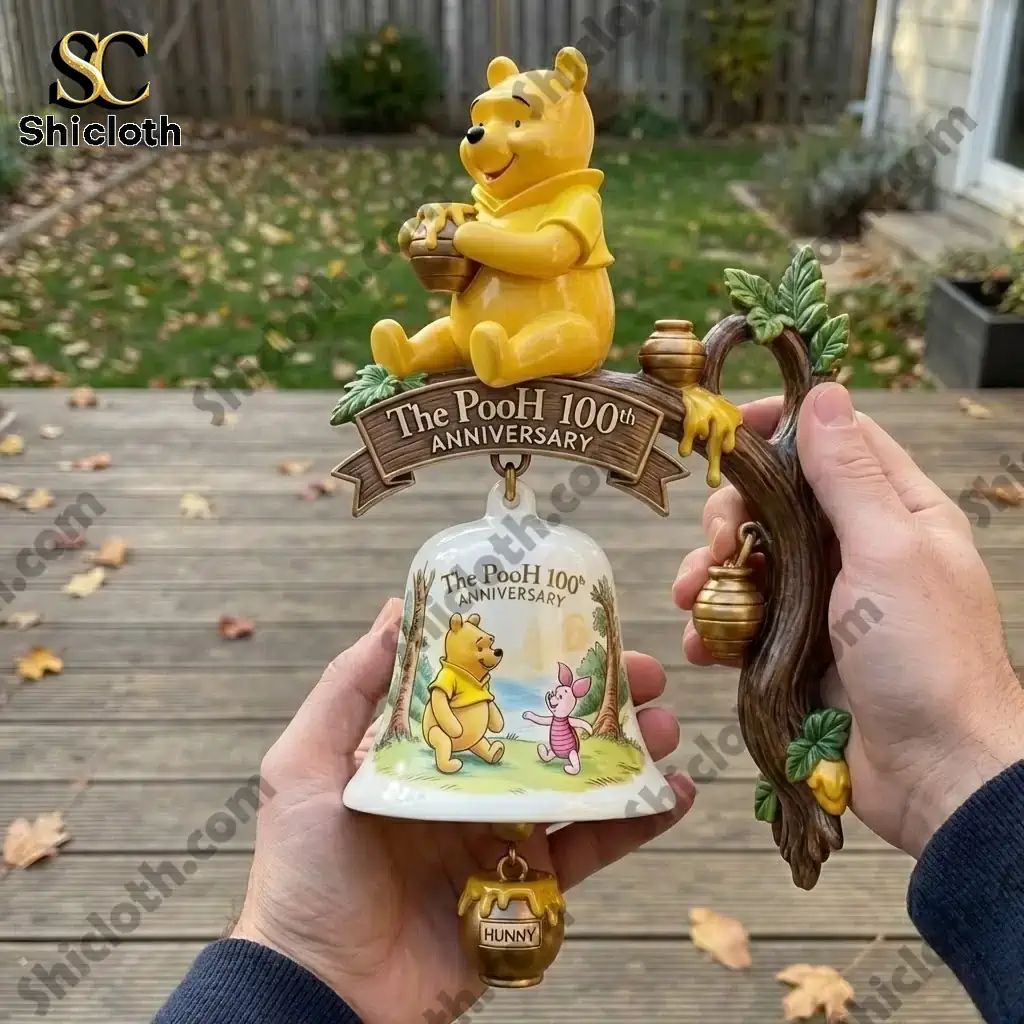 The Pooh 100th Anniversary Commemorative Wall Bell