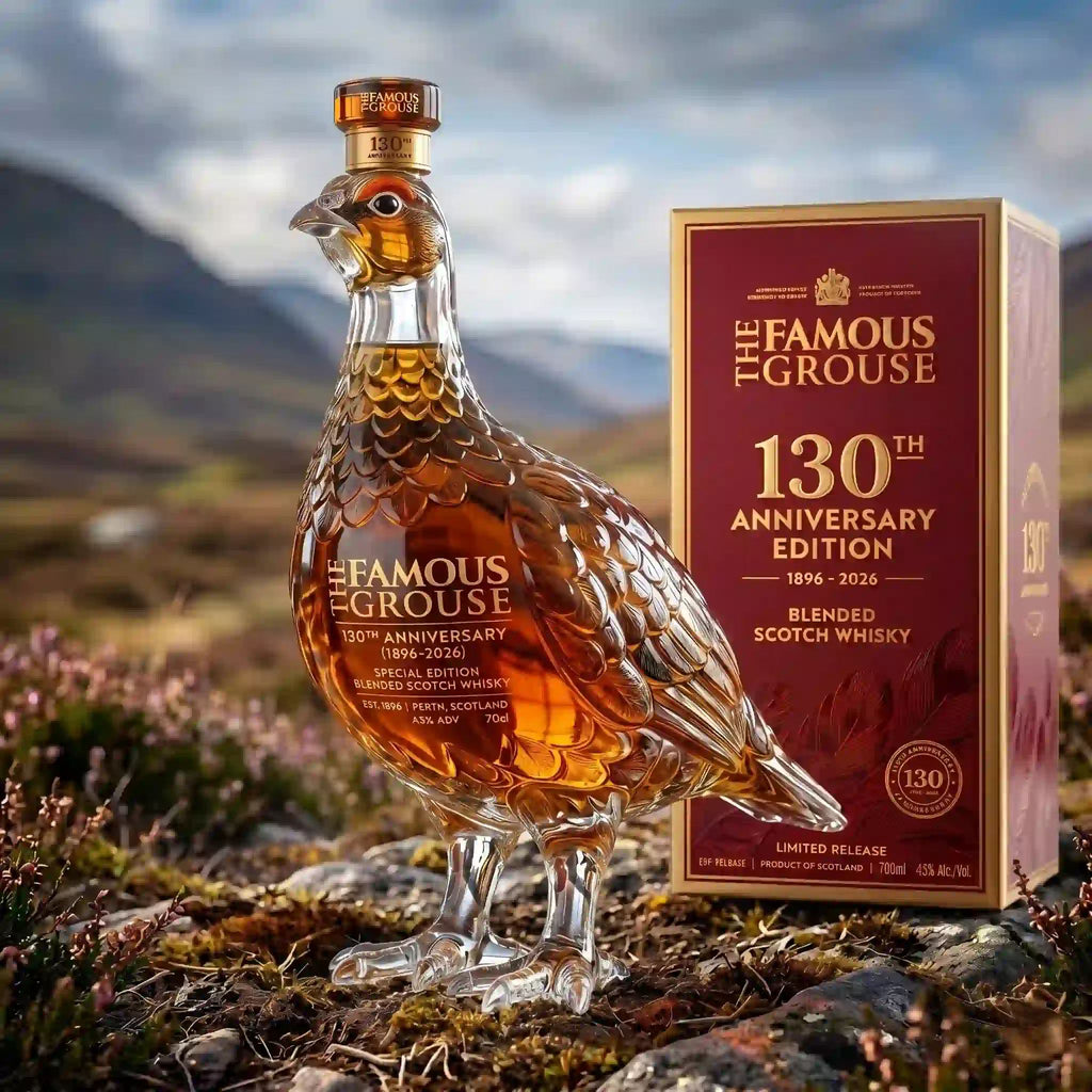NEW The Famous Grouse 130th Anniversary Edition Blended Scotch Whisky Bottle