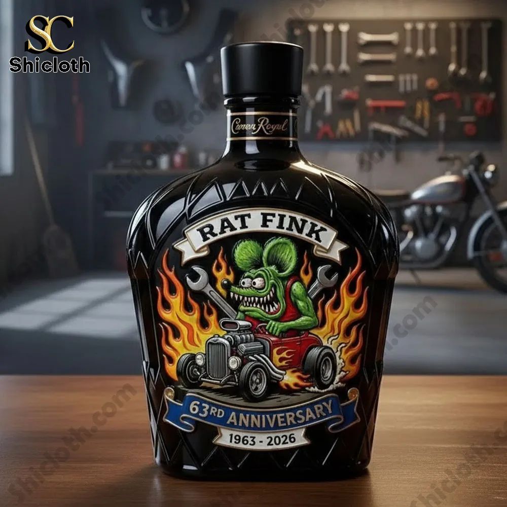 Rat Fink Hot Rod 63Rd Anniversary Whiskey Bottle 2026