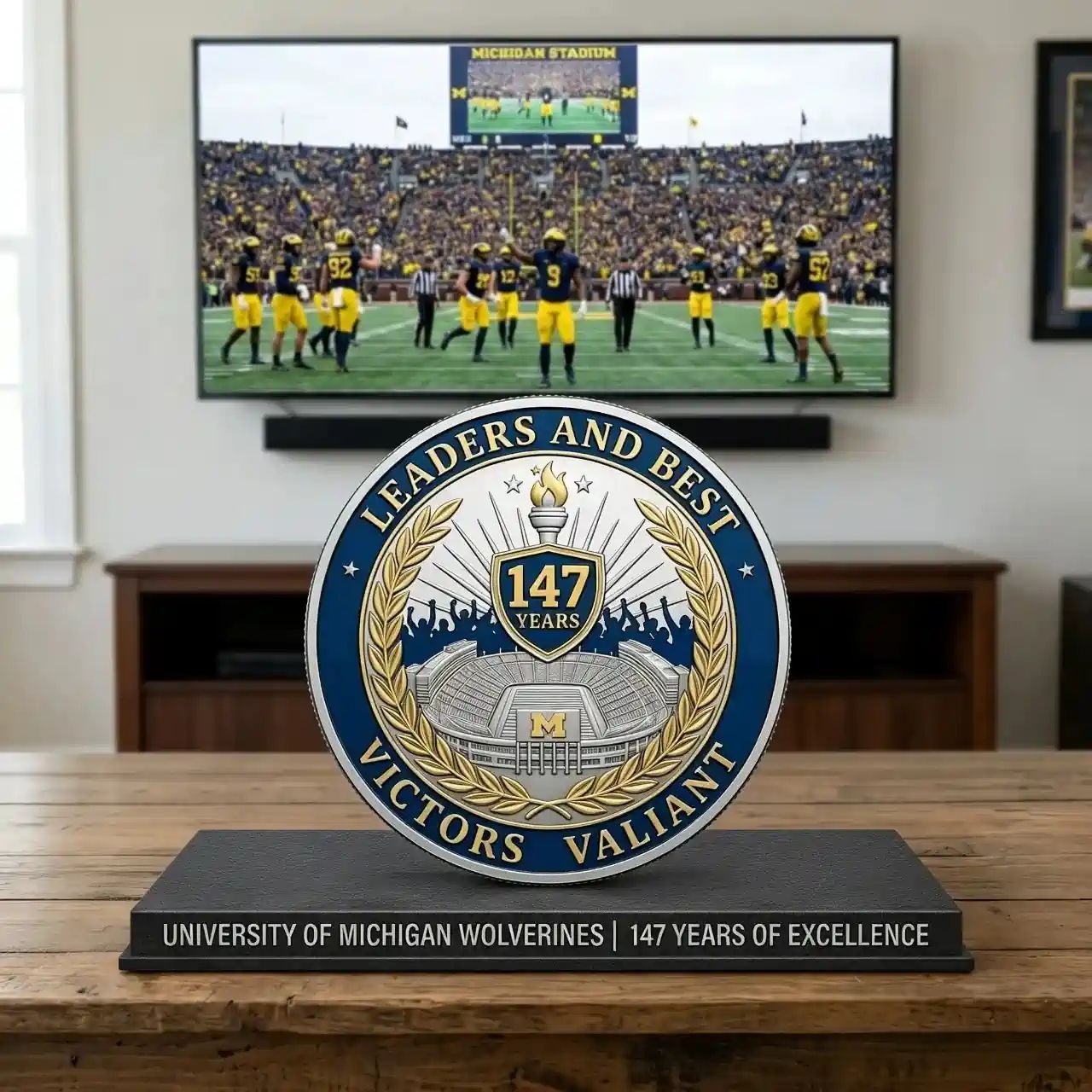 University of Michigan Wolverines 147th Anniversary Commemorative Coin