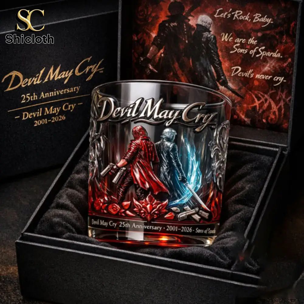 Devil May Cry 25Th Anniversary Collector Glass