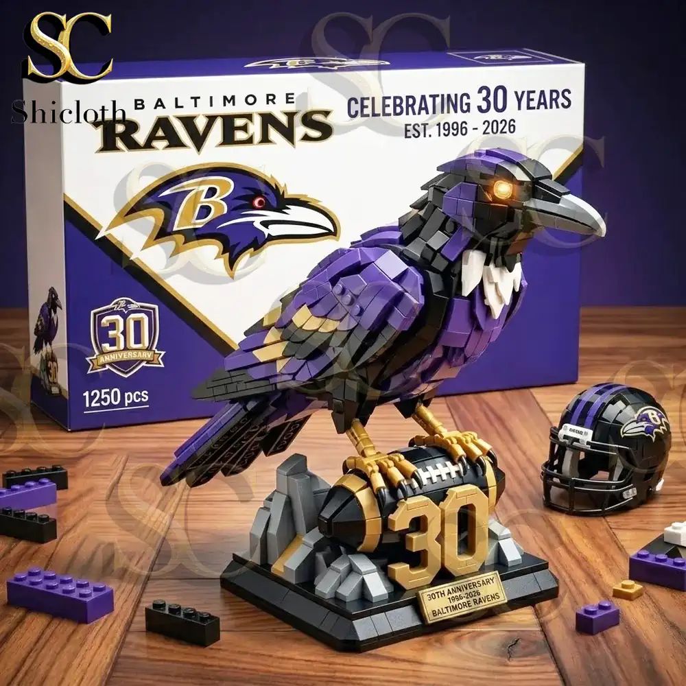 Baltimore Ravens 30th Anniversary Brick Edition