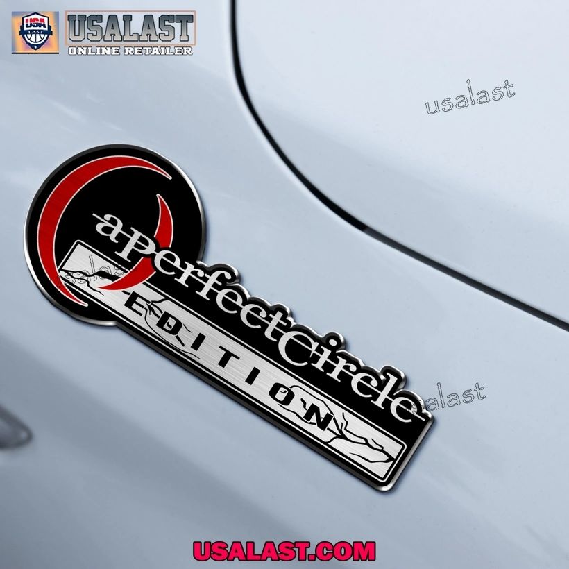 A Perfect Circle Rock Edition 3D Engraved Car Emblem Sticker