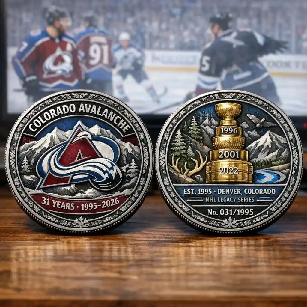 Colorado Avalanche 31st Anniversary Legacy Coin