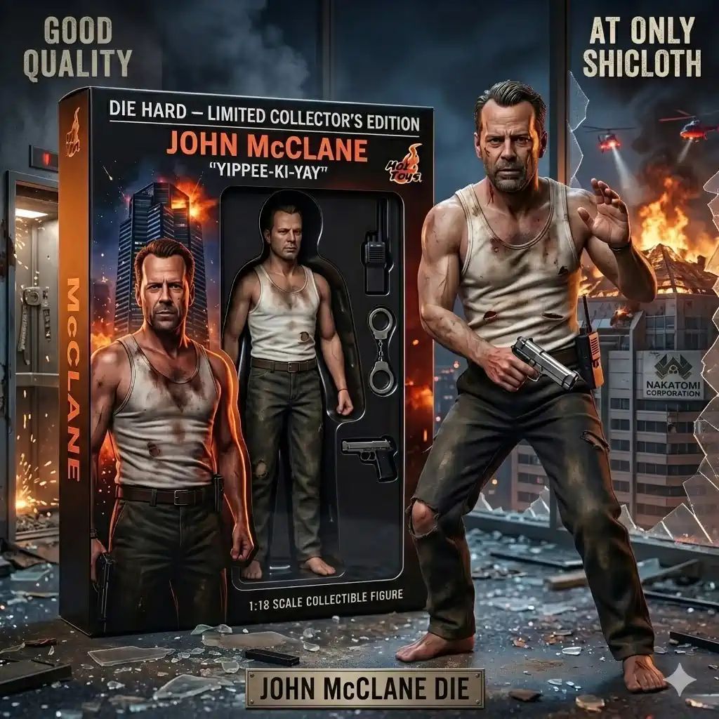 John McClane Die Hard Limited Edition Pop Figure Doll
