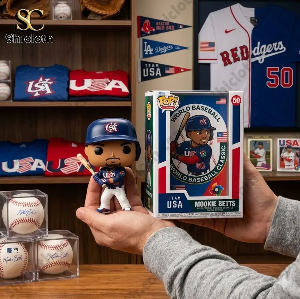 Team USA World Baseball Classic Mookie Betts Funko Pop Vinyl Figure