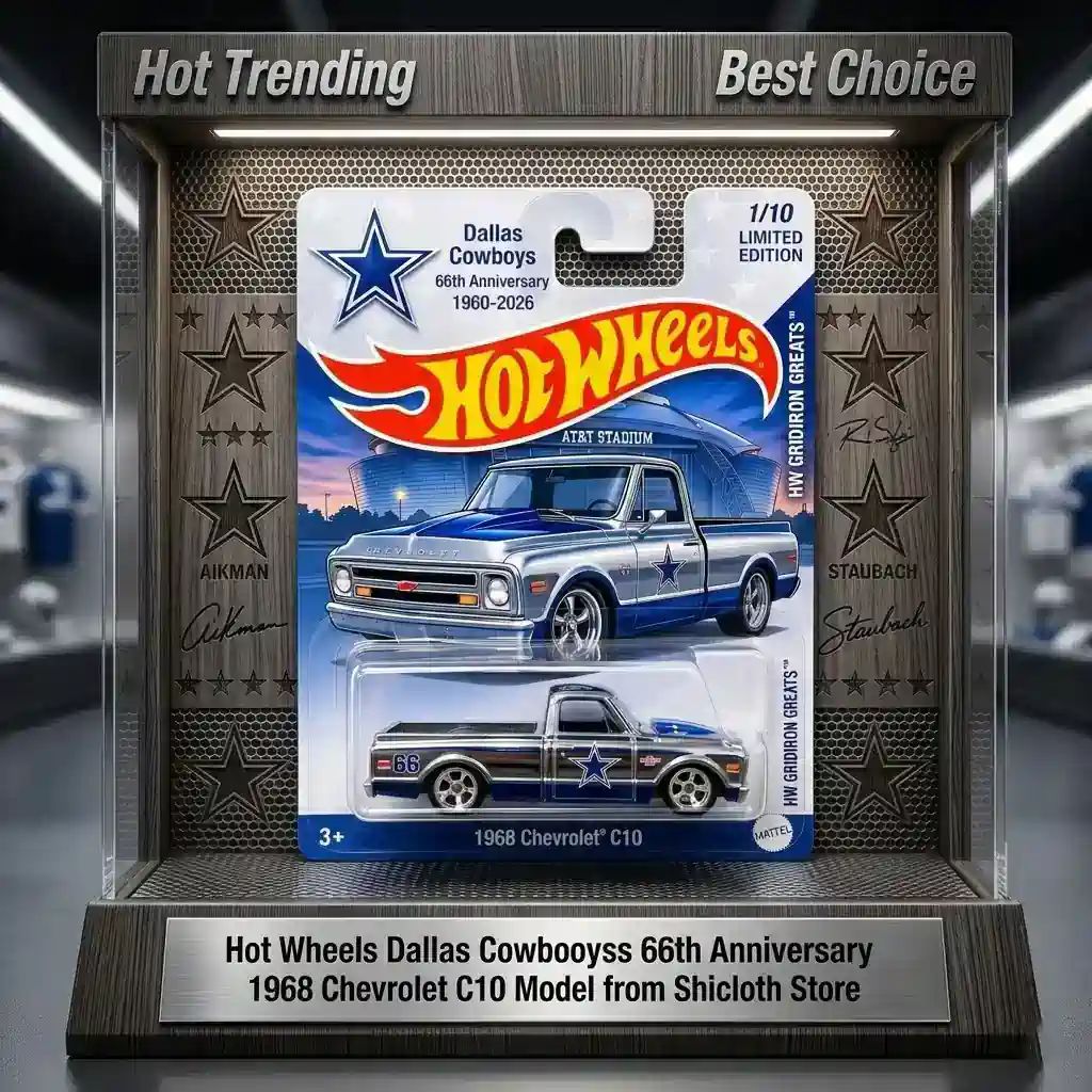 Wheels Dallas Cowboys 66th Anniversary 1968 Chevrolet C10 Model